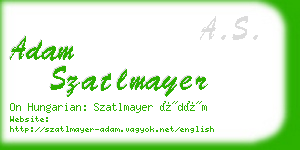 adam szatlmayer business card